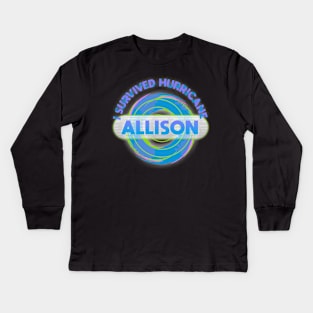 Hurricane Allison Kids Long Sleeve T-Shirt